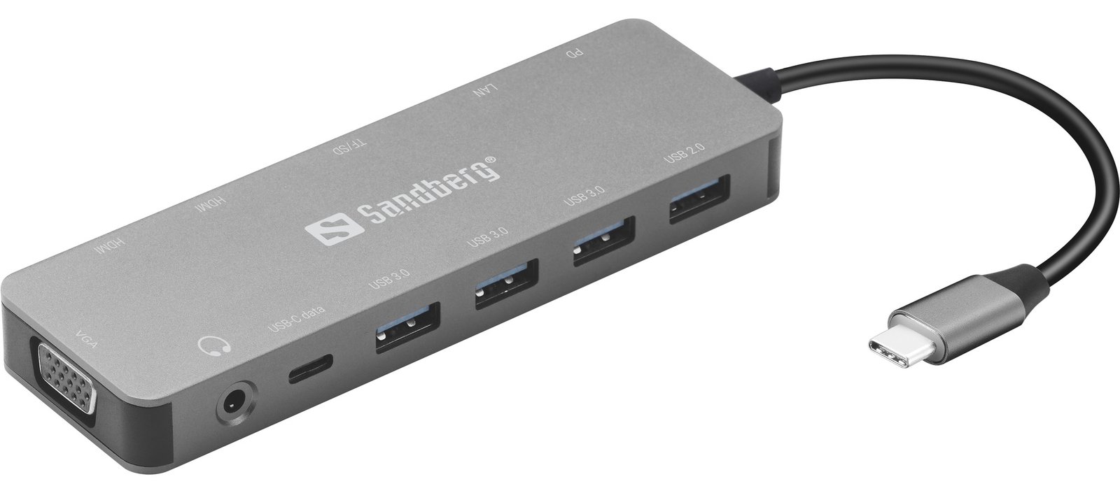 SANDBERG 13-in-1 - Dockingstation - USB-C - VGA, HDMI