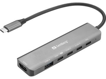 SANDBERG 6-in-1 MediaDock - Dockingstation - für Laptop von LumaTech