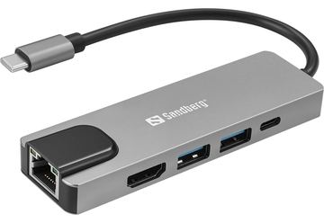 SANDBERG Dockingstation - USB-C - HDMI - 1GbE von LumaTech