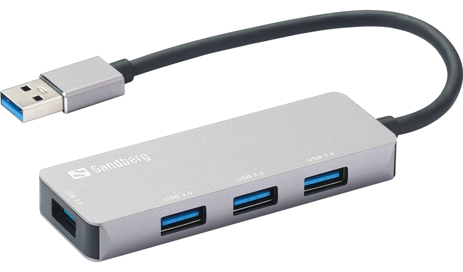 SANDBERG Hub - 1 x SuperSpeed USB 3.0 + 3 x USB 2.0