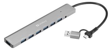 SANDBERG Hub - USB-C/A - 7 x SuperSpeed USB 3.0 von LumaTech