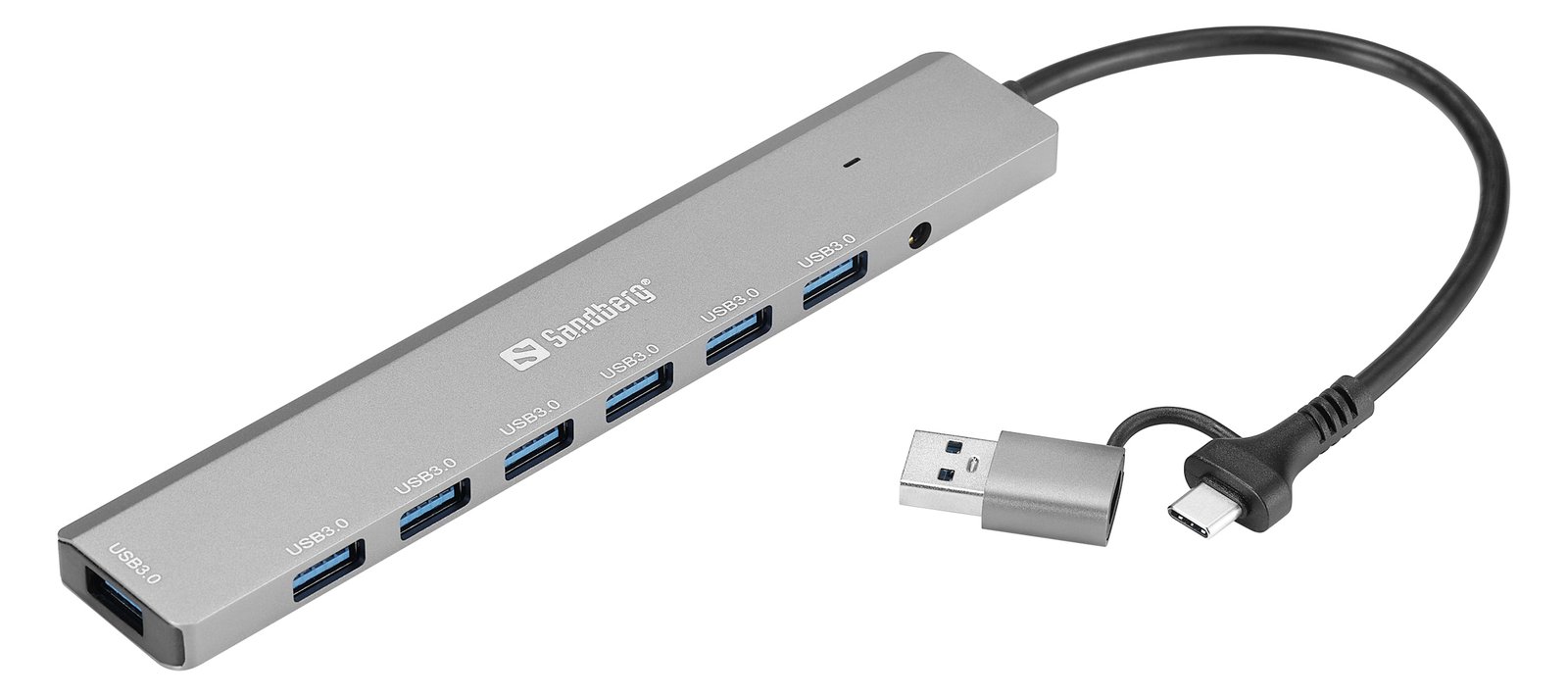 SANDBERG Hub - USB-C/A - 7 x SuperSpeed USB 3.0 von LumaTech