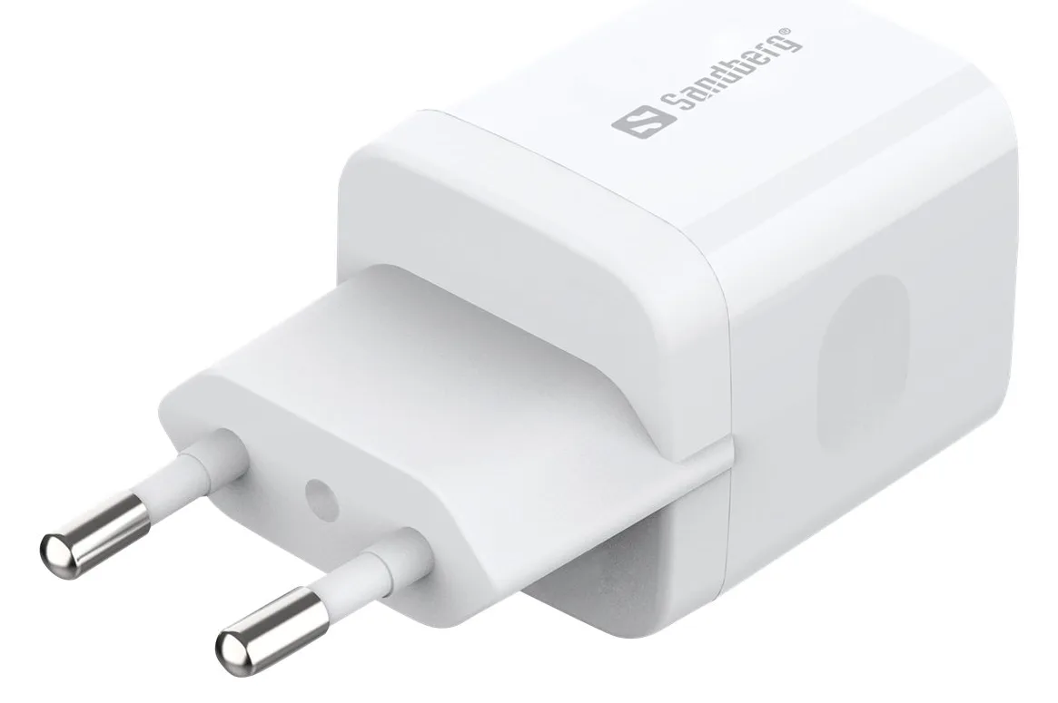 SANDBERG Netzteil - 20 Watt - 3 A - PD (24 pin USB-C) - 5 V, Ansicht 3