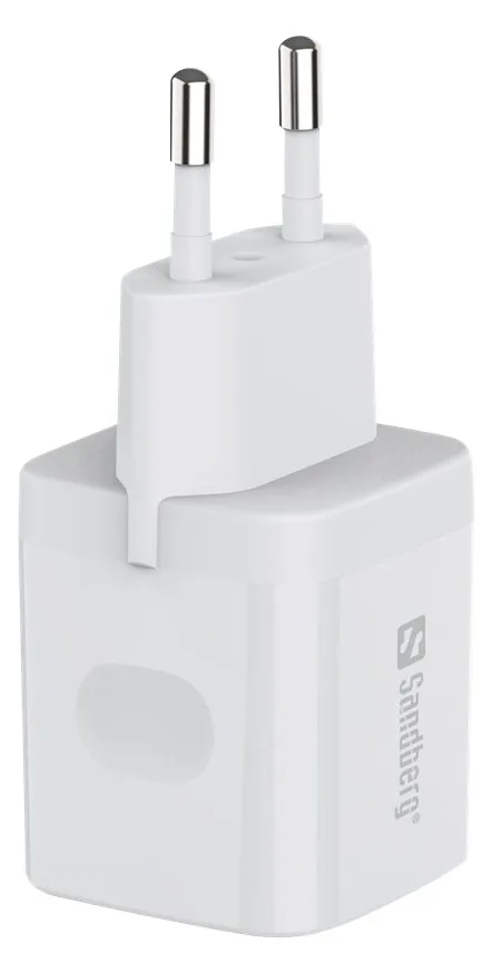 SANDBERG Netzteil - 20 Watt - 3 A - PD (24 pin USB-C) - 5 V, Ansicht 4