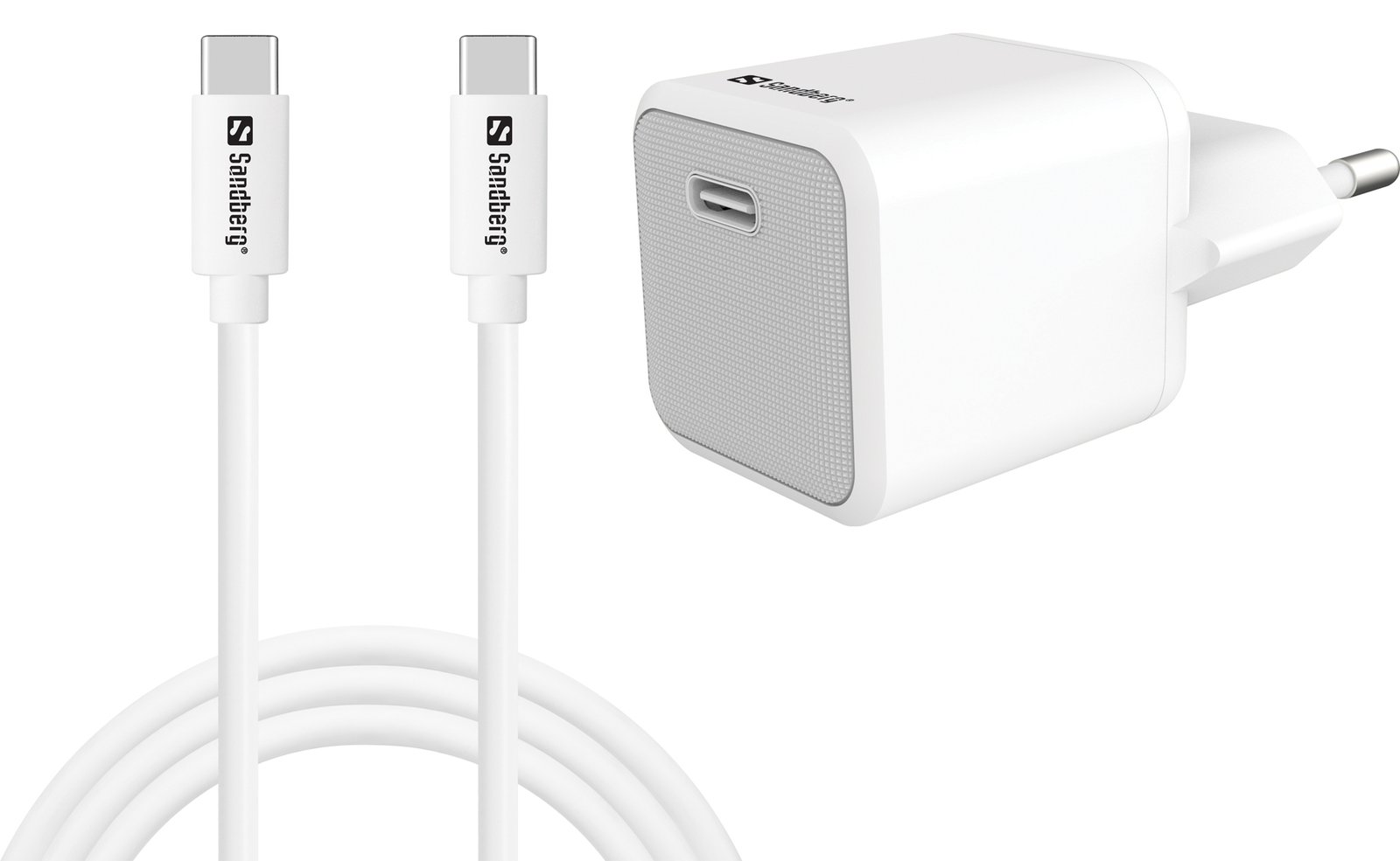 SANDBERG Netzteil - 2-in-1 - 20 Watt - 3 A - PD (24 pin USB-C)