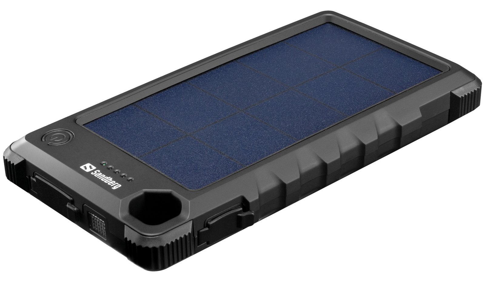 SANDBERG Outdoor Solar Powerbank 10000 - Solar-Powerbank - 10000 mAh - 37 Wh - 3 A (USB, 24 pin USB-C)