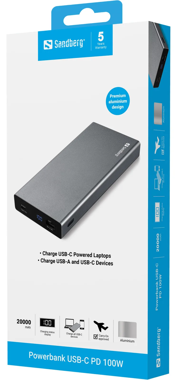 SANDBERG Powerbank - Powerbank - 1 x Batterie, Ansicht 2