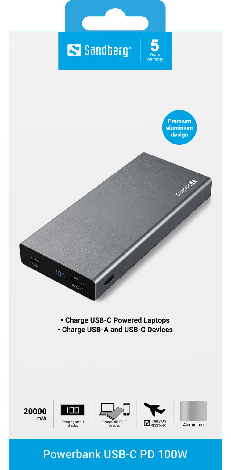 SANDBERG Powerbank - Powerbank - 1 x Batterie, Ansicht 4