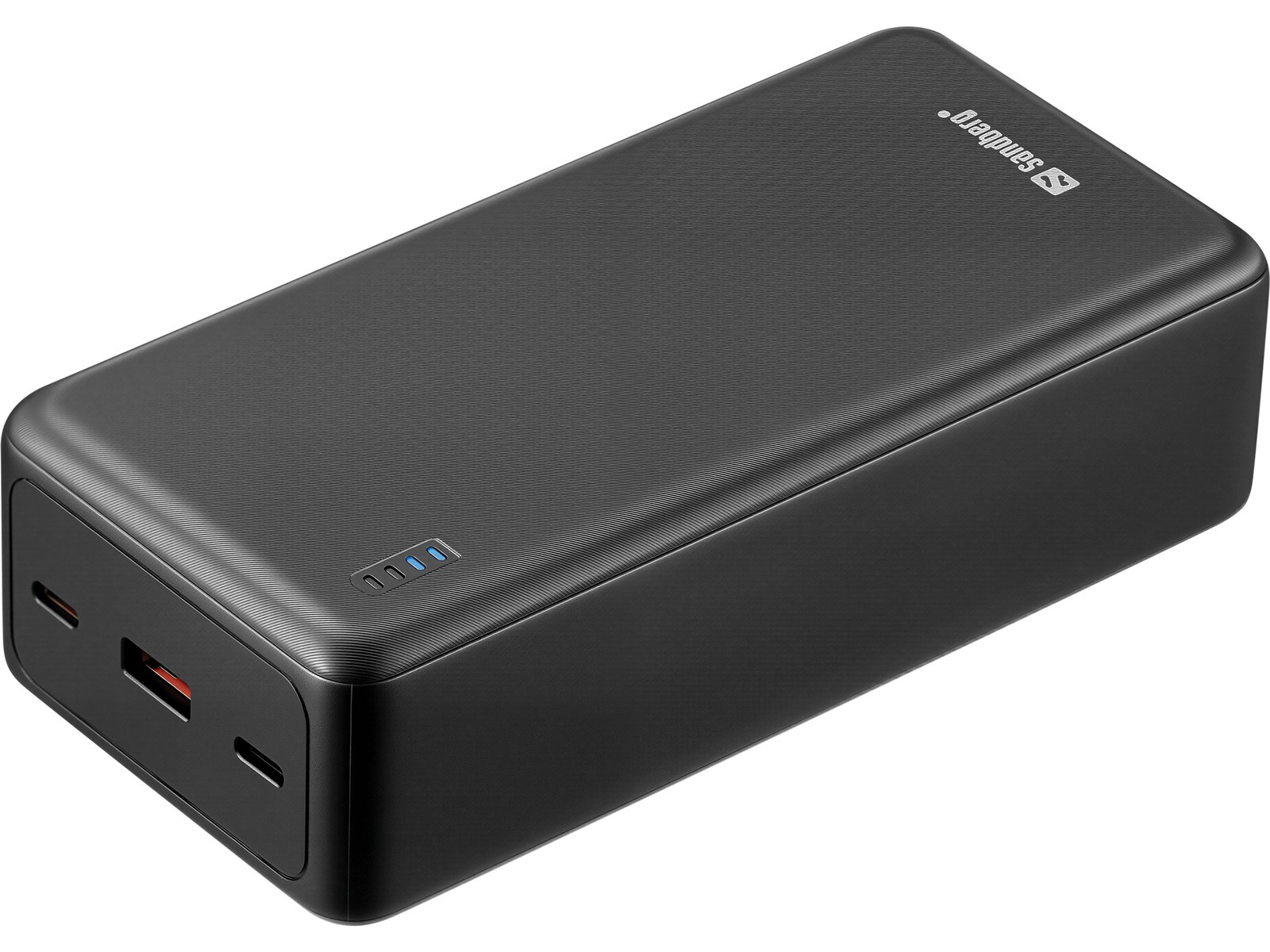 SANDBERG SAVER - Powerbank - 27000 mAh - 99.9 Wh - 22.5 Watt - 3 A - PD - 2 Ausgabeanschlussstellen (24 pin USB-C, USB)