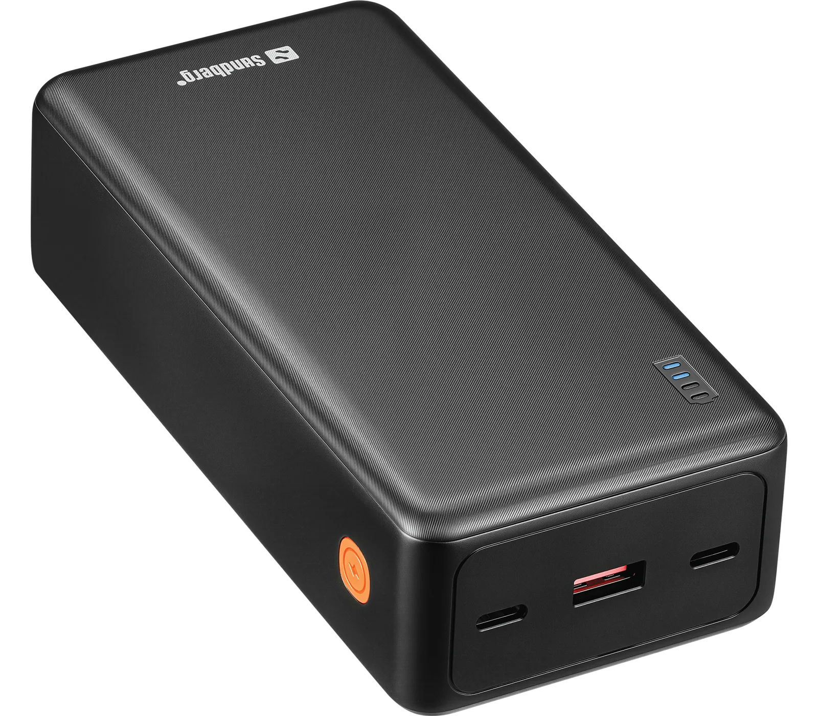 SANDBERG SAVER - Powerbank - 27000 mAh - 99.9 Wh - 22.5 Watt - 3 A - PD - 2 Ausgabeanschlussstellen (24 pin USB-C, USB), Ansicht 2