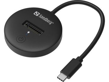 SANDBERG SSD-Dockingstation Schächte: 1 - M.2 - M.2 NVMe Card - USB-C 3.2 (Gen 2) von LumaTech