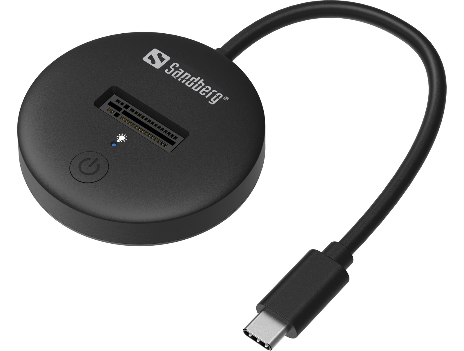 SANDBERG SSD-Dockingstation Schächte: 1 - M.2 - M.2 NVMe Card - USB-C 3.2 (Gen 2)