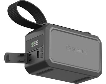 SANDBERG Survivor - Powerbank - 40000 mAh - 154 Wh - 100 Watt - 5 A - QC 3.0 - 3 Ausgänge (USB Typ A, 2 x USB-C) von LumaTech