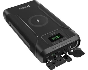 SANDBERG Survivor 7in1 - Powerbank - 76800 mAh - 276.48 Wh - 5 A - 5 Ausgänge (DC5521, 2 x 24-poliger USB-C (PD) von LumaTech