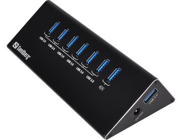 SANDBERG USB 3.0 Hub 7 ports - Hub - 7 x SuperSpeed USB 3.0 von LumaTech