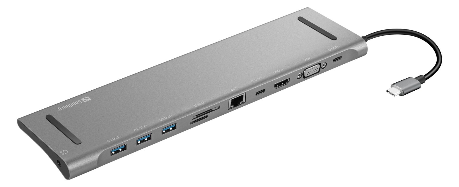 SANDBERG USB-C 10-in-1 Docking Station - Dockingstation