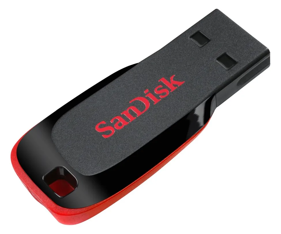 SanDisk Cruzer Blade - USB-Flash-Laufwerk - 64 GB - schwarz-rot, Ansicht 4
