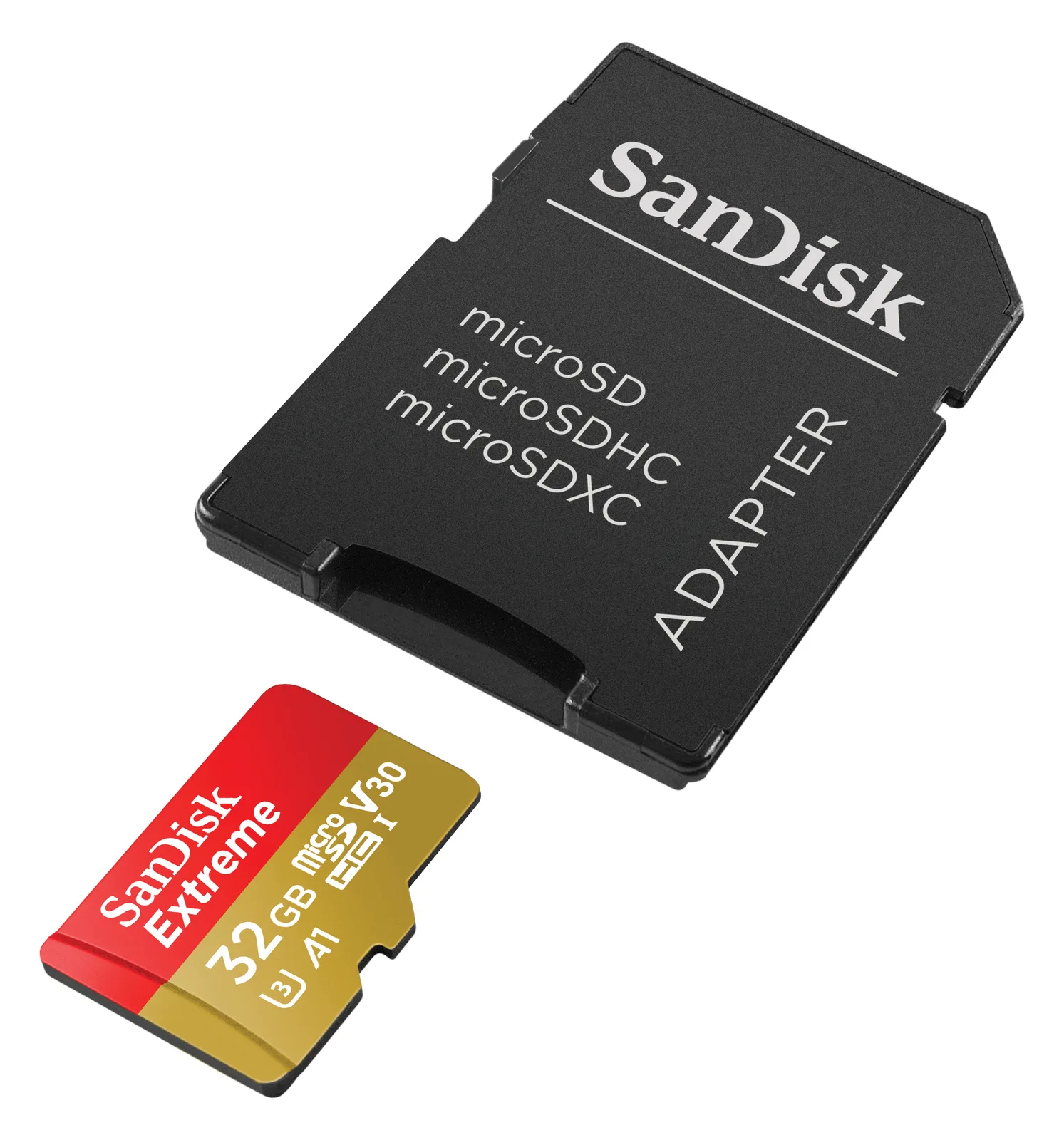 SanDisk Extreme - Flash-Speicherkarte (microSDHC/SD-Adapter inbegriffen), Ansicht 4