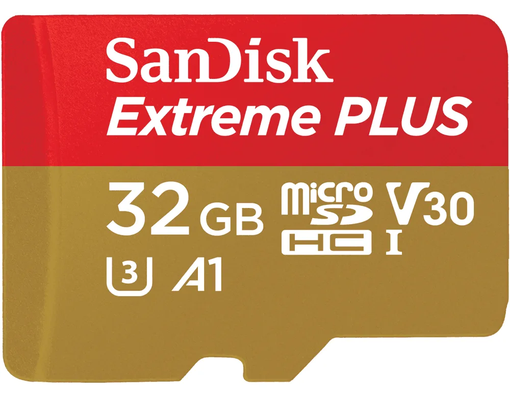 SanDisk Extreme PLUS - Flash-Speicherkarte (microSDHC/SD-Adapter inbegriffen), Ansicht 2