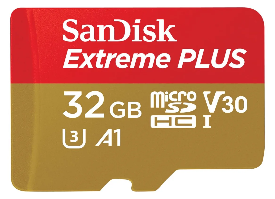 SanDisk Extreme PLUS - Flash-Speicherkarte (microSDHC/SD-Adapter inbegriffen), Ansicht 3