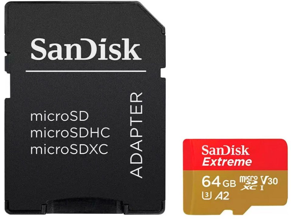 SanDisk Extreme PLUS - Flash-Speicherkarte (microSDXC-an-SD-Adapter inbegriffen)