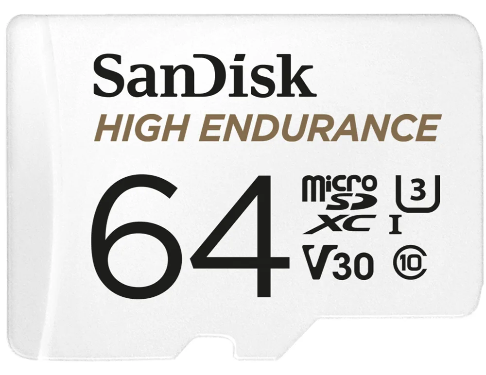 SanDisk High Endurance - Flash-Speicherkarte (microSDXC-an-SD-Adapter inbegriffen), Ansicht 2