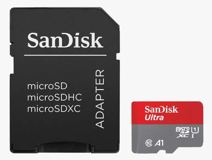 SanDisk Ultra - Flash-Speicherkarte (microSDXC-an-SD-Adapter inbegriffen) - A1, Ansicht 2