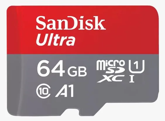 SanDisk Ultra - Flash-Speicherkarte (microSDXC-an-SD-Adapter inbegriffen) - A1, Ansicht 3