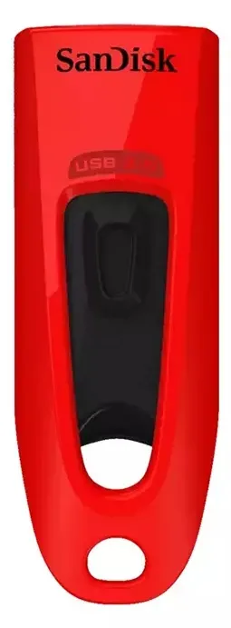 SanDisk Ultra - USB-Flash-Laufwerk - 32 GB - USB 3.0 - Rot, Ansicht 2