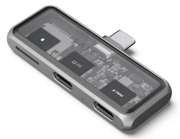 Satechi USB-C PD Mobile XR Hub & MicroSD Card Reader space grey von LumaTech