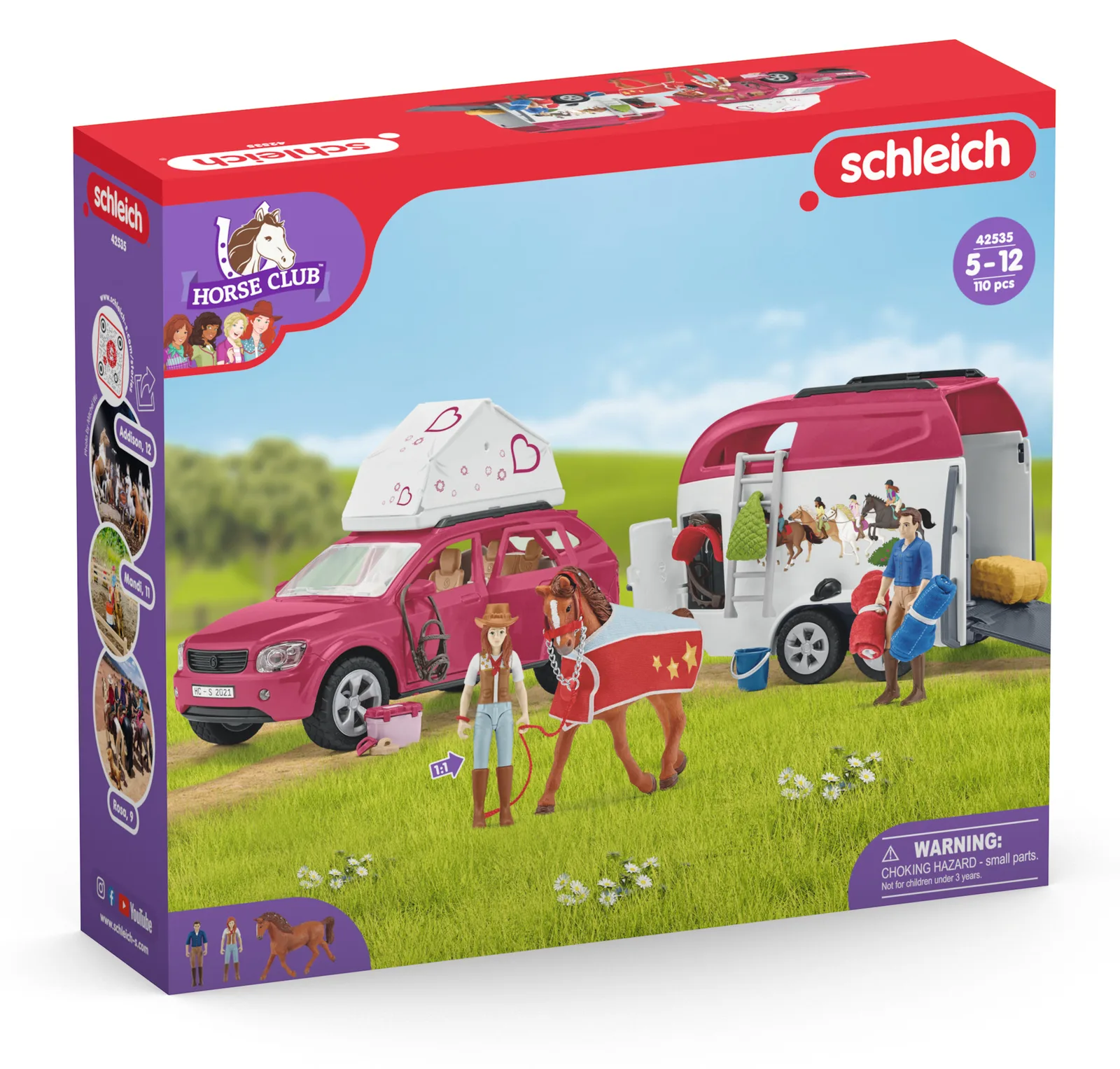 Schleich HORSE CLUB 42535 - Aktion/Abenteuer - Camping - Horses - 5 Jahr(e) - Mehrfarbig - Kunststoff, Ansicht 2
