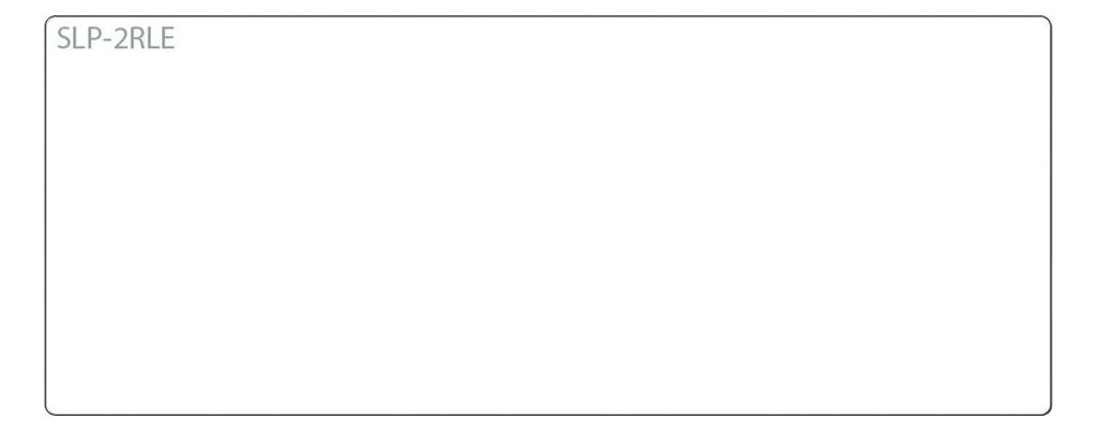Seiko Instruments SLP-2RLE - Weiß - 36 x 89 mm 520 Etikett(en) (2 Rolle(n)