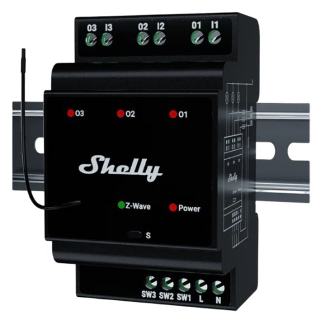 Shelly · Hutschiene·Wave Pro 3· Relais· max· 3 Phasen· 3x von LumaTech