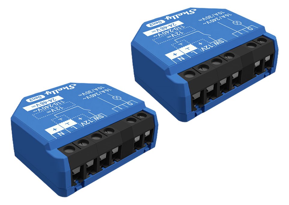 Shelly · Unterputz·1 Gen3· 2er Pack· Relais· max 16A· 1 Kanal· WLAN· - Fernwartungsmodul - HTTPS von LumaTech