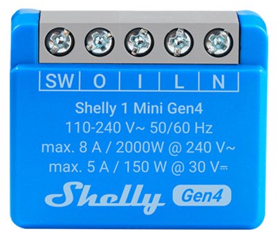 Shelly · Unterputz·1 Mini Gen4· Relais· max·