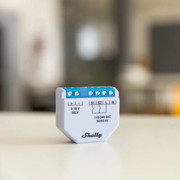 Shelly · Unterputz·Dimmer 0-10V, Ansicht 3