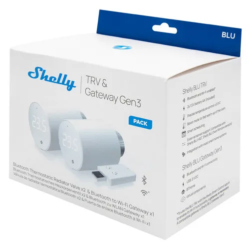 Shelly Blu TRV 2 - Heizkörperthermostat 2 Stück, Ansicht 2