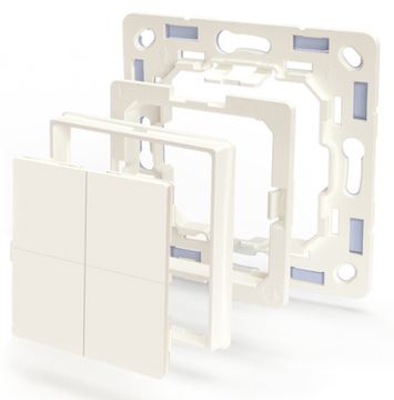 Shelly Plug & PlayBlu Wall Switch 4 Adapter Legrand & von LumaTech