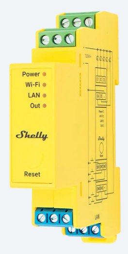 Shelly Pro RGBWW PM LED-Controller 5-fach, 16A, 1TE REG, Schaltaktor mit Dimmer von LumaTech