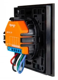 Shelly Smart Switch-Mechanismus - Wand - 4-fach - Schwarz, Ansicht 2