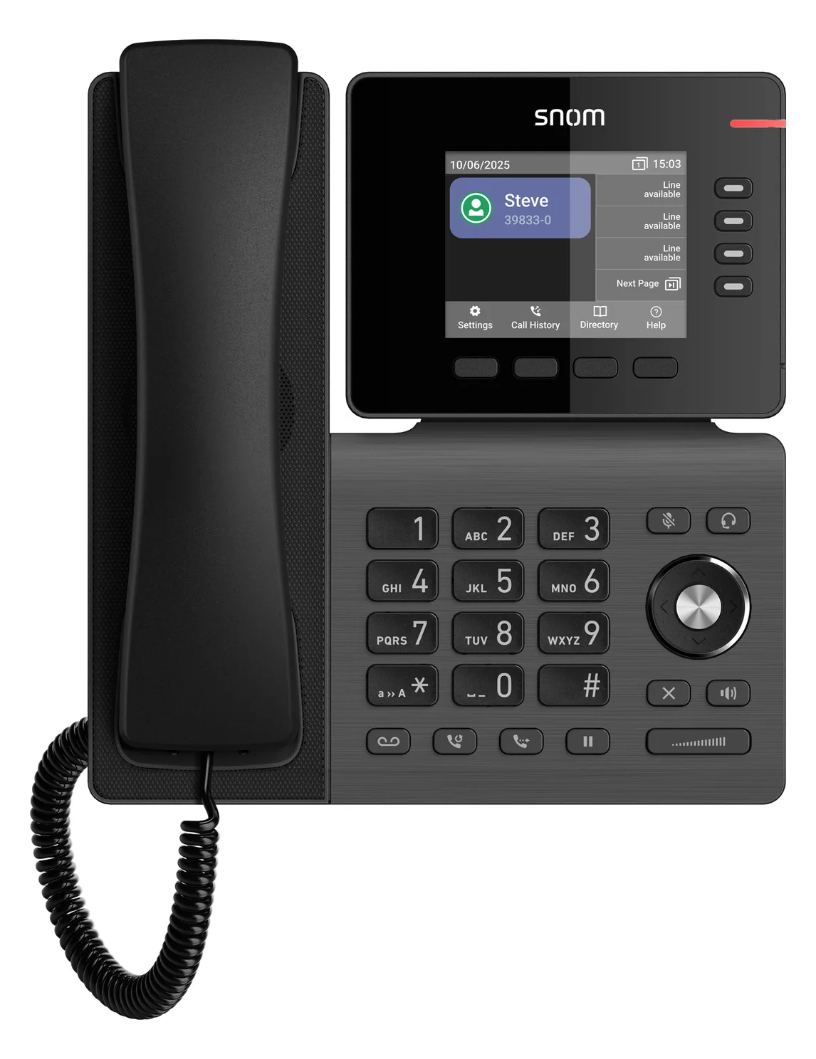 Snom Telefon D810W - VoIP-Telefon - Voice-Over-IP, Ansicht 2