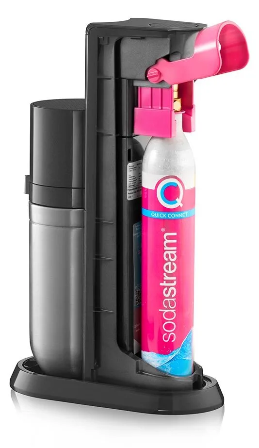 SodaStream DUO black - Schwarz - Edelstahl - Glas - 1 l - 60 l - 155 mm - 280 mm, Ansicht 3