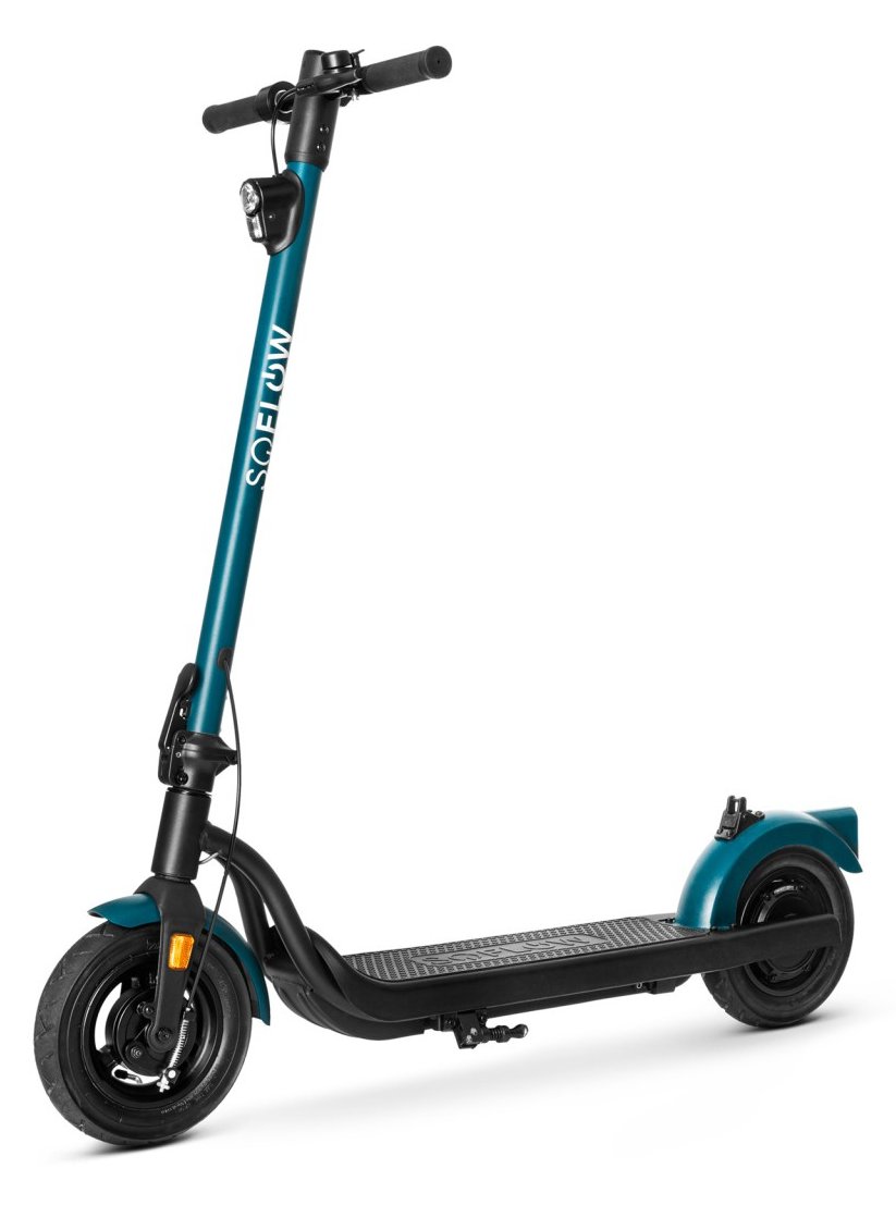 SoFlow So-Flow SO2 AIR - Klassischer Roller - Schwarz - Türkis - 20 km/h - 100 kg - Unisex - 2 Rad/Räder