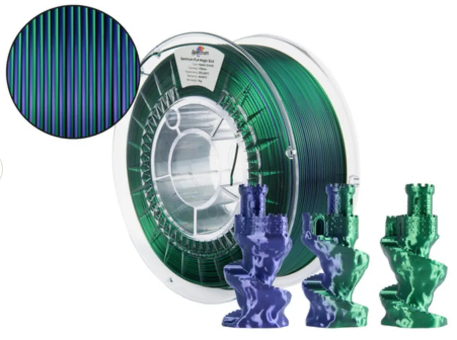 Spectrum Filaments Filament Spectrum· PLA Magic SILK· MYSTIC ORCHID· 1.75mm· 1kg, Ansicht 2