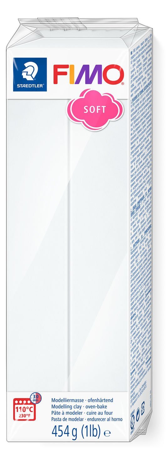 STAEDTLER FIMO 8021 - Modellierton - Weiß - 1 Stück(e) - 1 Farben - 110 °C - 30 min