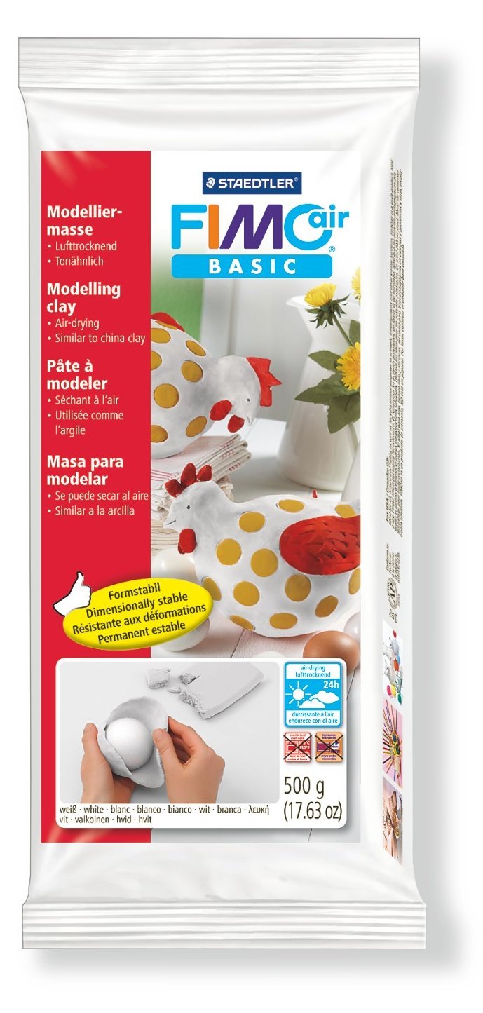 STAEDTLER FIMOair basic 8100 - Modellierton - Weiß - 1 Stück(e) - Matt - 1 Farben - 500 g