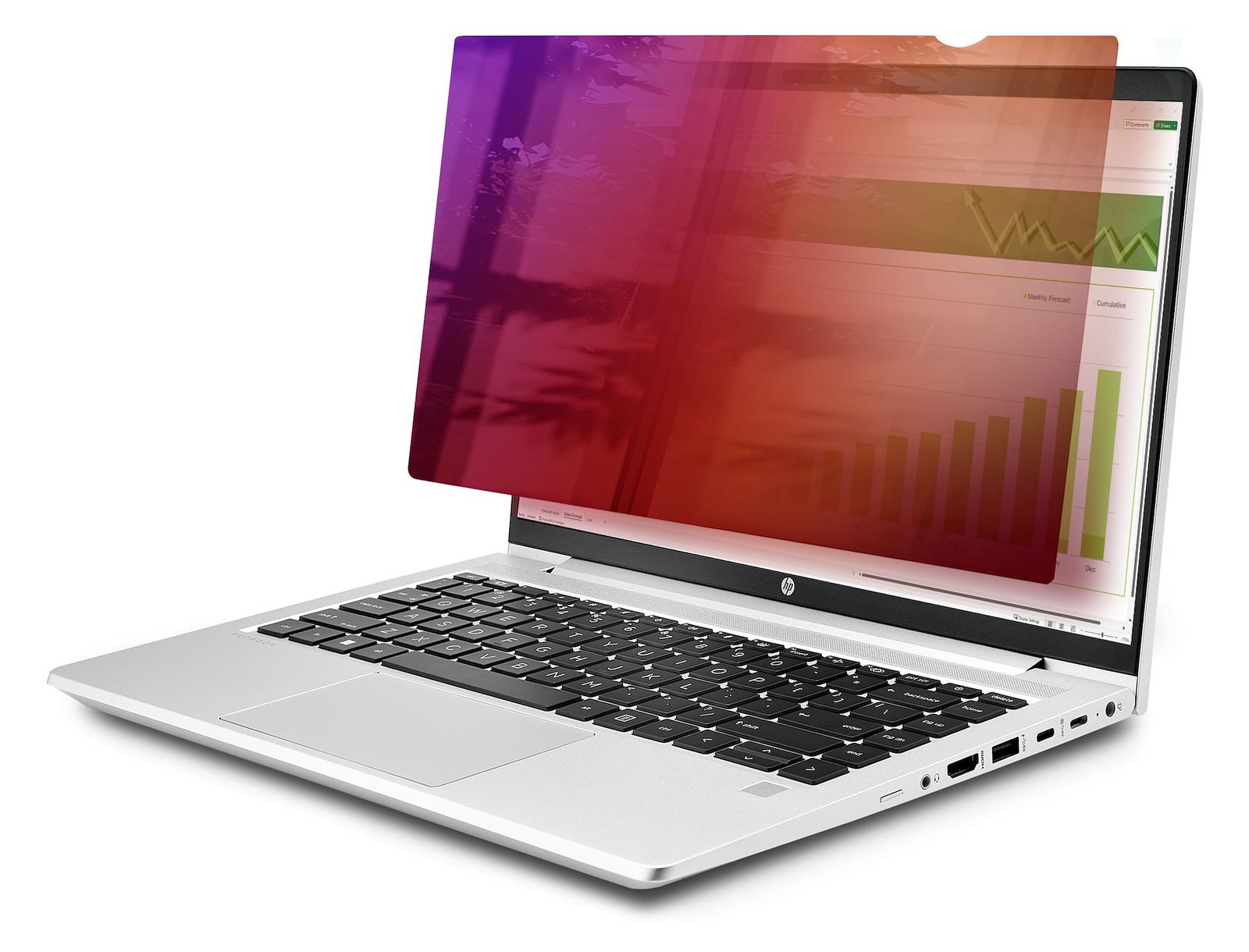 StarTech.com 14-inch 16:9 Laptop Privacy Screen, Reversible Gold Filter w/Enhanced Privacy, Computer Security Filter