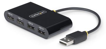StarTech.com 4-Port USB 2.0 Hub, USB Bus Powered, Small Travel Mini USB Hub, USB 2.0 Splitter, Multi-Port Portable Hub von LumaTech