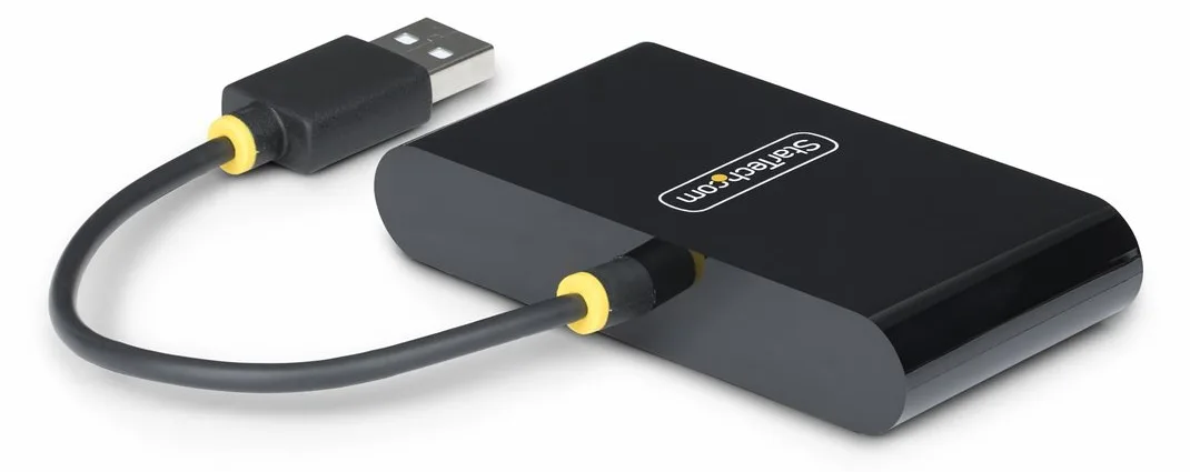 StarTech.com 4-Port USB 2.0 Hub, USB Bus Powered, Small Travel Mini USB Hub, USB 2.0 Splitter, Multi-Port Portable Hub, Ansicht 4