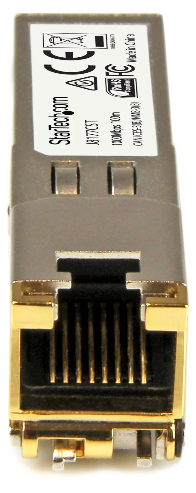 StarTech.com Gigabit RJ45 Kupfer SFP Transceiver Modul - HP J8177C kompatibel - 1000Base-T - Mini-GBIC SFP, Ansicht 4